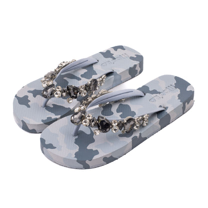 Flip-Flop / Camouflage Grau - Grau Set A