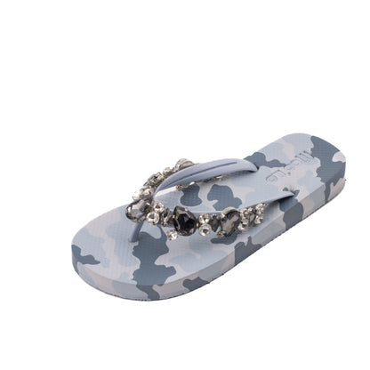 Flip-Flop / Camouflage Grau - Grau Set A
