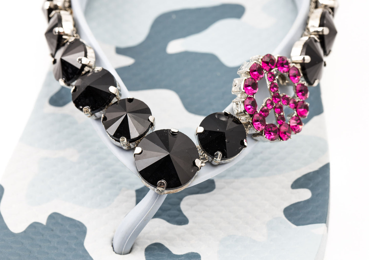 Flip-Flop / Camouflage Grau - Peace Set B