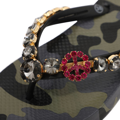 Flip-Flop / Camouflage Khaki - Peace Set A