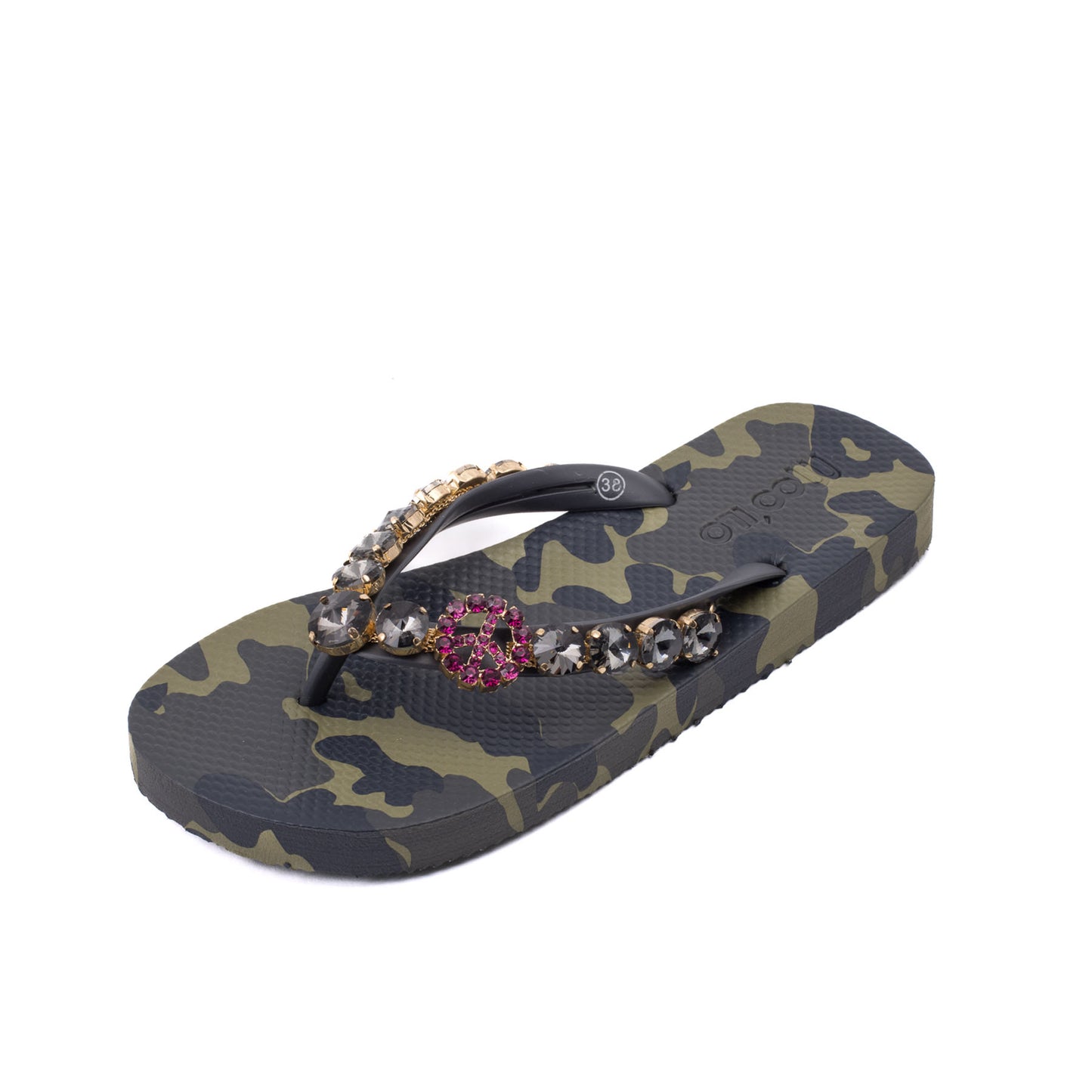 Flip-Flop / Camouflage Khaki - Peace Set A