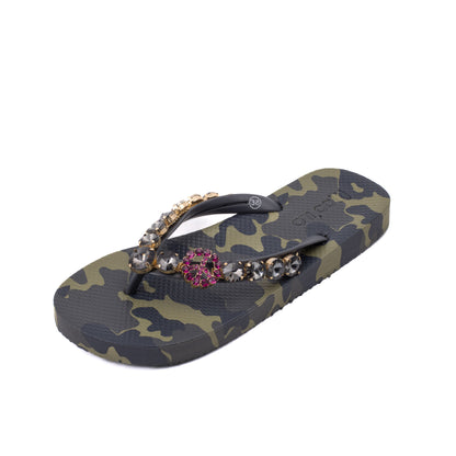 Flip-Flop / Camouflage Khaki - Peace Set A