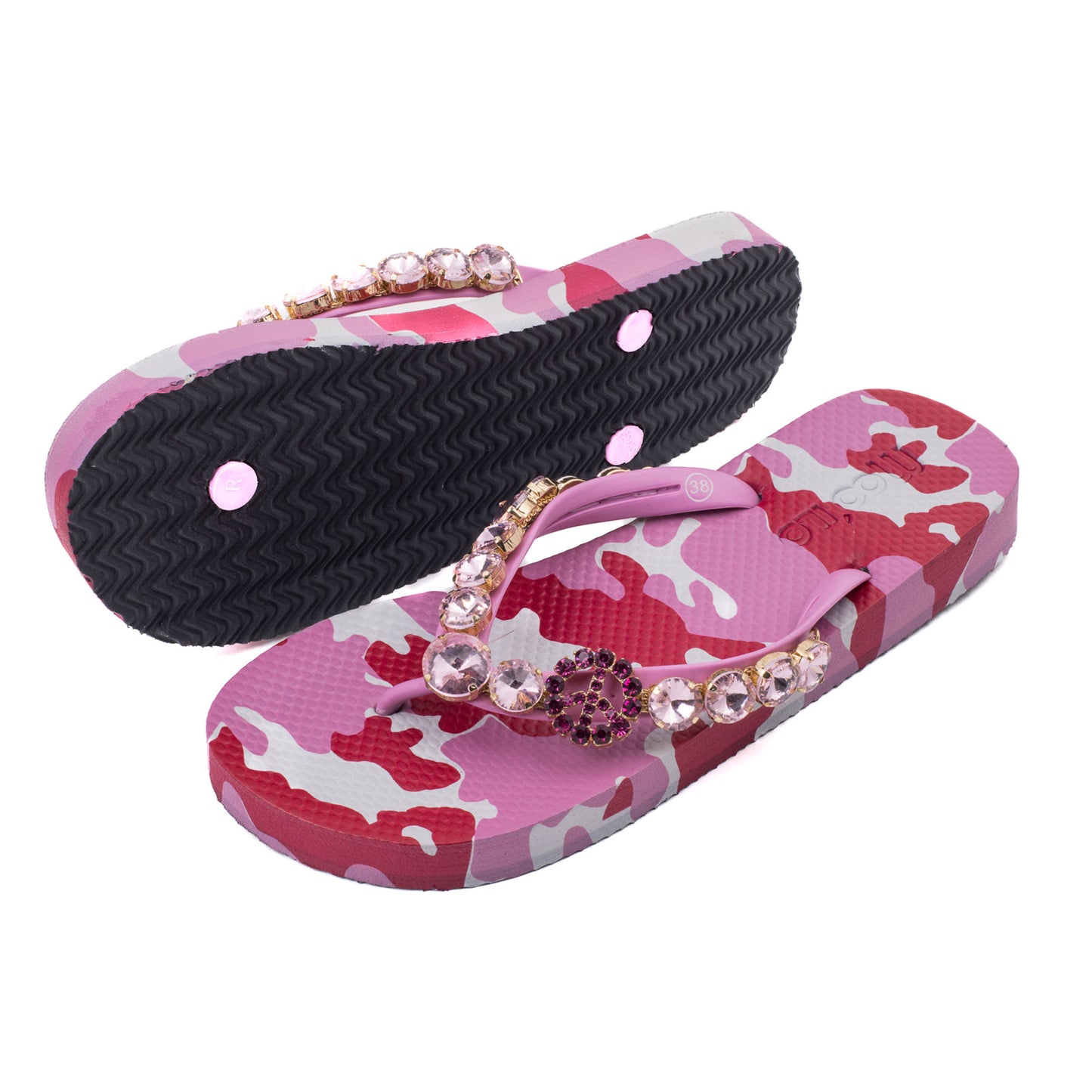 Flip-Flop / Camouflage Pink - Peace Set A