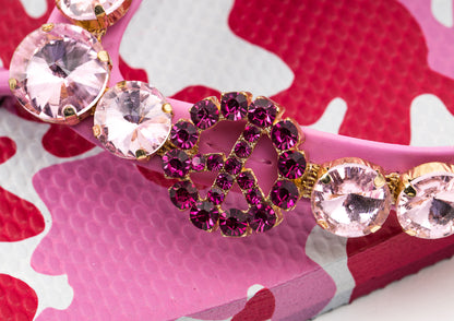 Flip-Flop / Camouflage Pink - Peace Set B