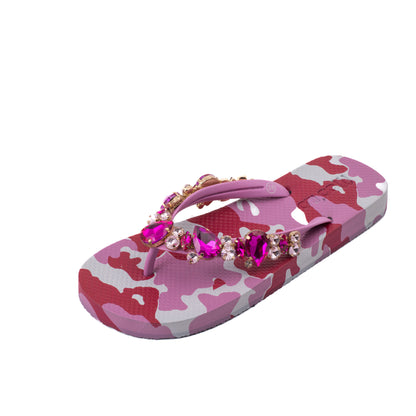 Flip-Flop / Camouflage Pink - Pink Set A