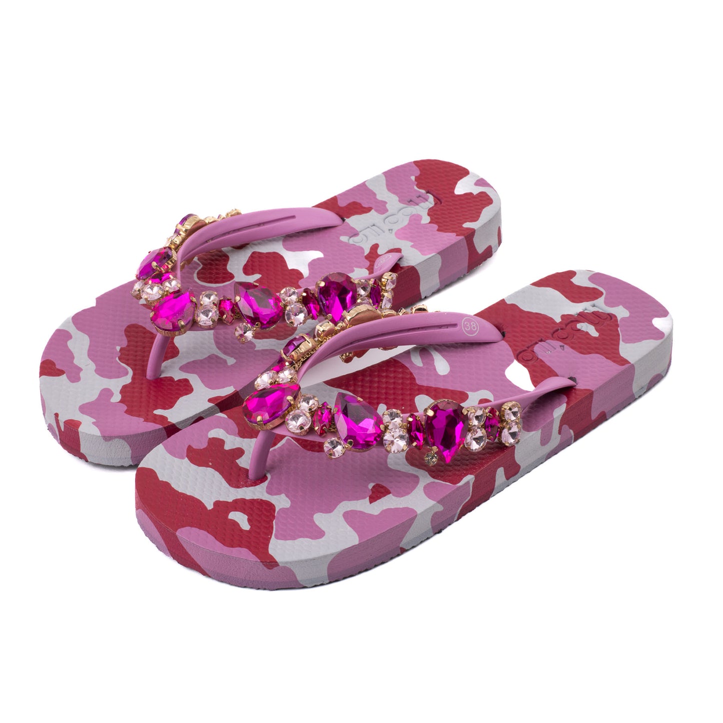 Flip-Flop / Camouflage Pink - Pink Set B