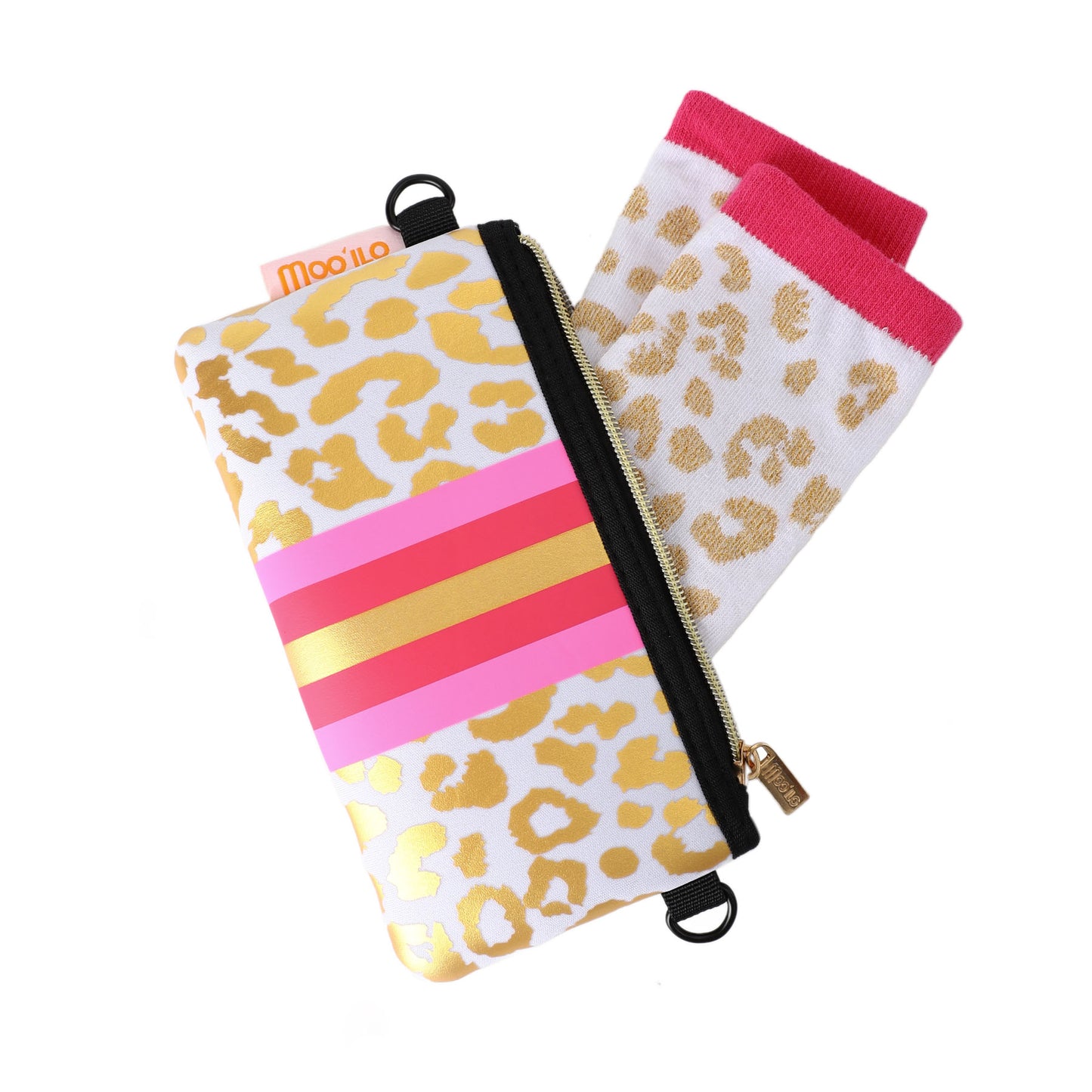 Socken / Leo Weiß-Gold 6er Set