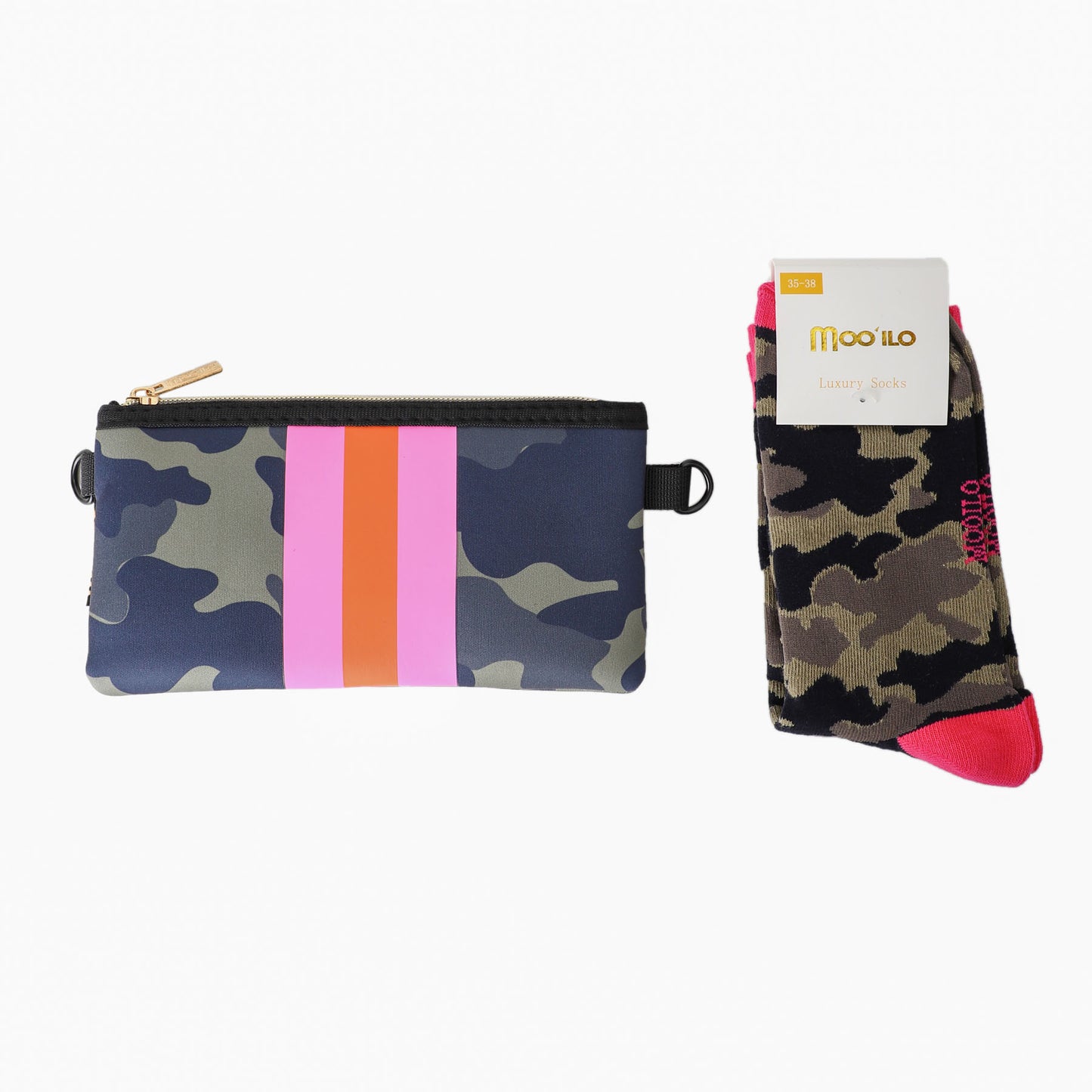 Socken / Camouflage Khaki - 6er Set