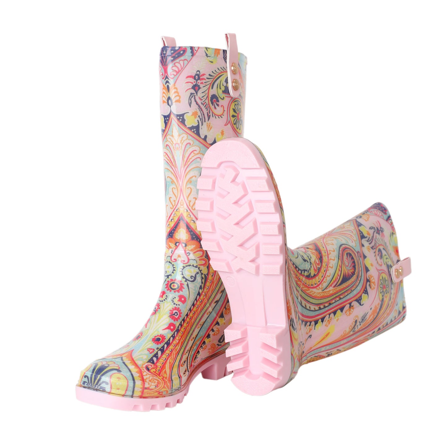 Regenbekleidung / Gummistiefel - Paisley 10er Set