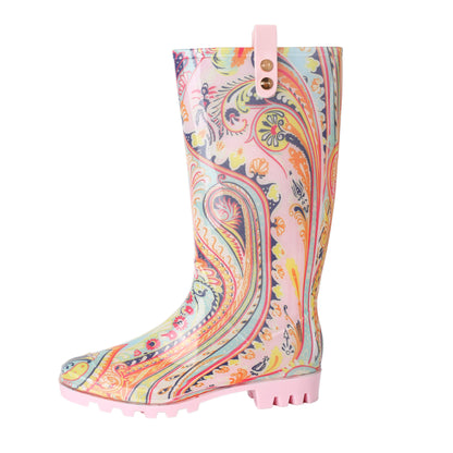 Regenbekleidung / Gummistiefel - Paisley 8er Set