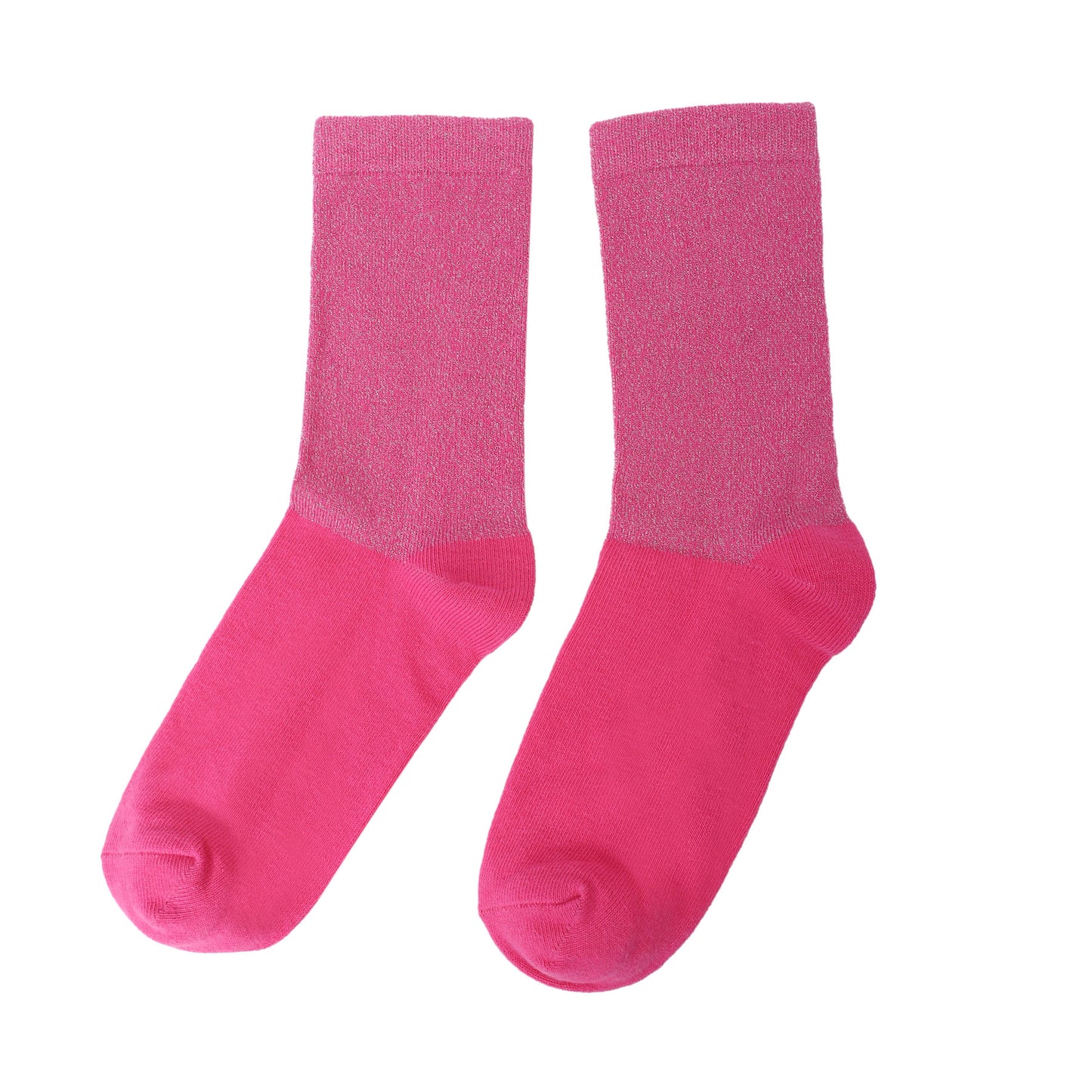 Socken / Lurex Pink - 6er Set