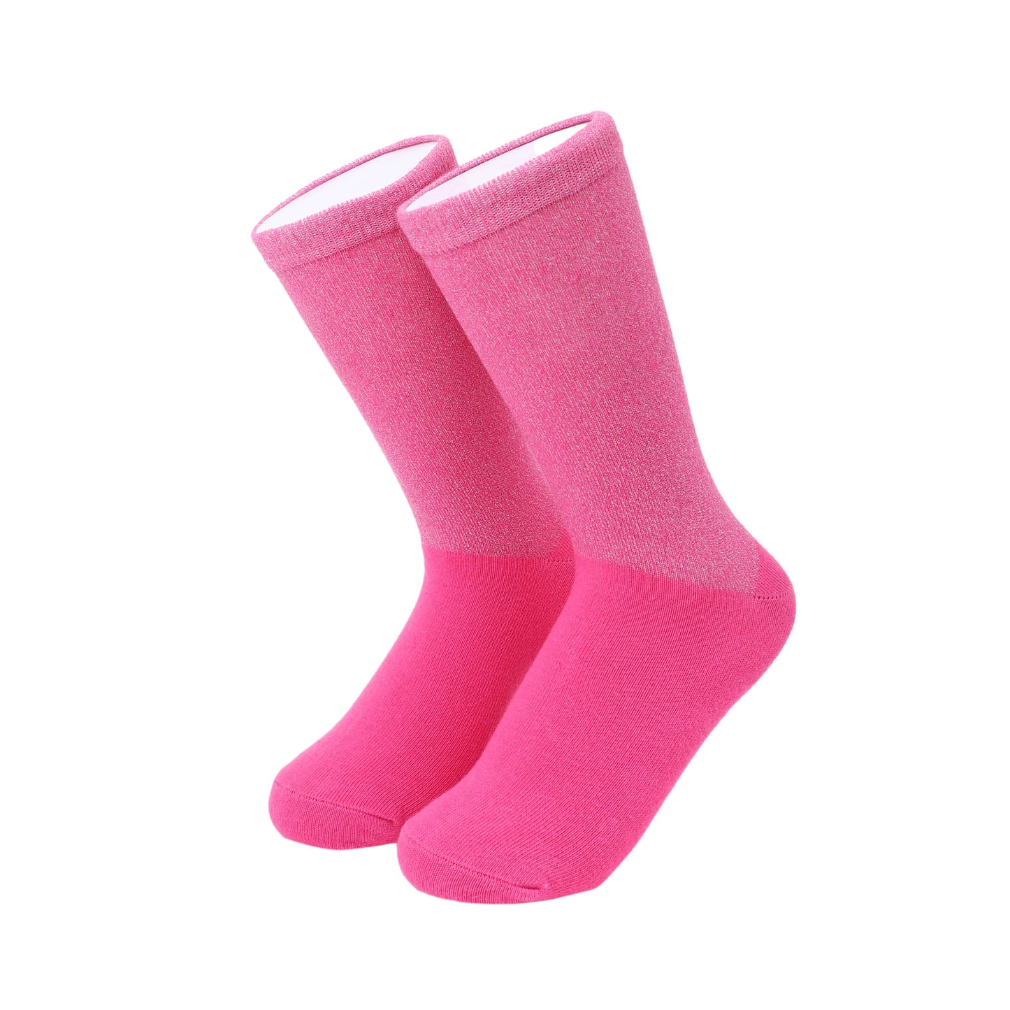 Socken / Lurex Pink - 6er Set