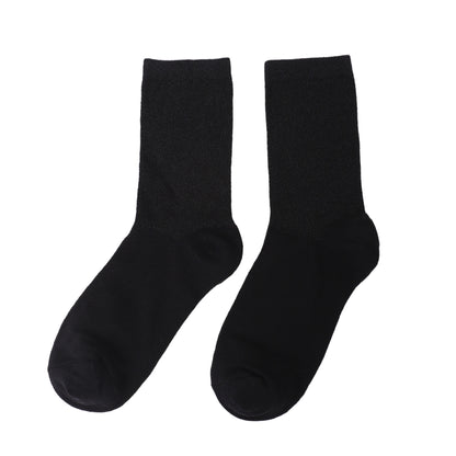 Socken / Lurex Schwarz - 6er Set
