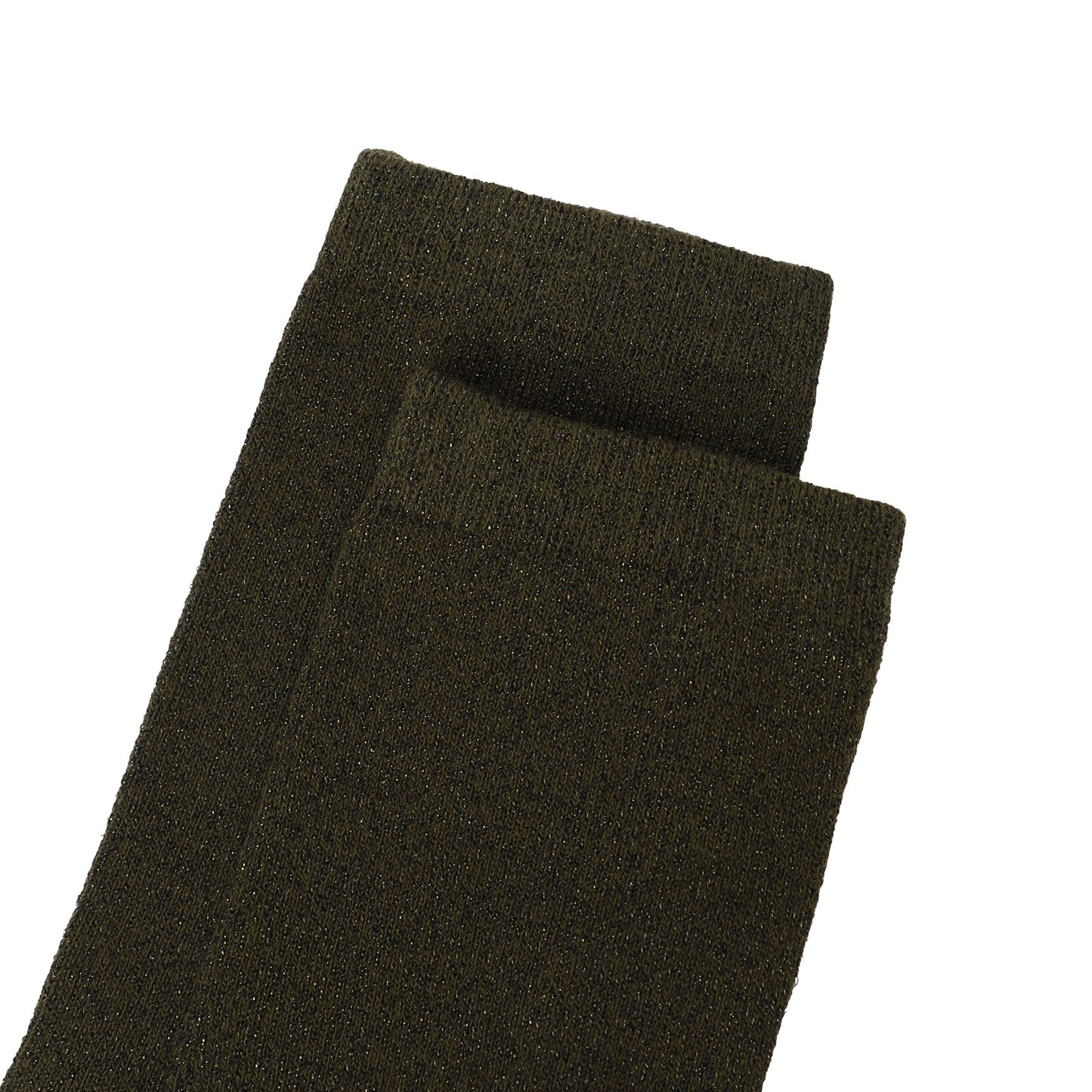 Socken / Lurex Khaki - 6er Set