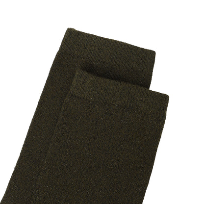 Socken / Lurex Khaki - 6er Set