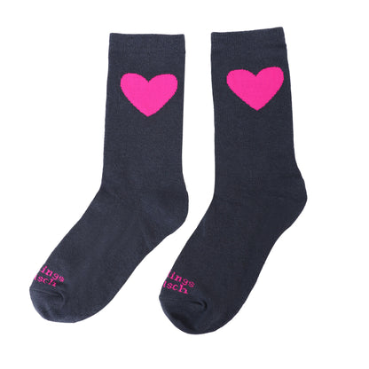 Socken / Lieblingsmensch Grau-Pink - 6er Set
