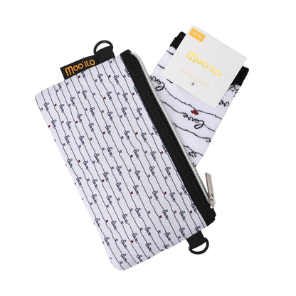 Socken / Love Schwarz-Weiß - 6er Set