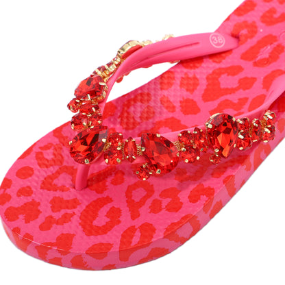 Flip-Flop / Leo Pink - Rot
