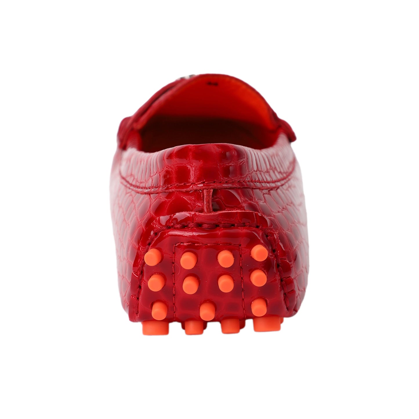 Schuhe / Moccasins - Rot Croco