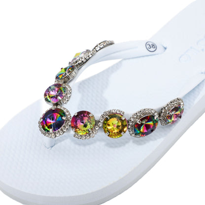 Flip-Flop / Rainbow - Weiß Set A