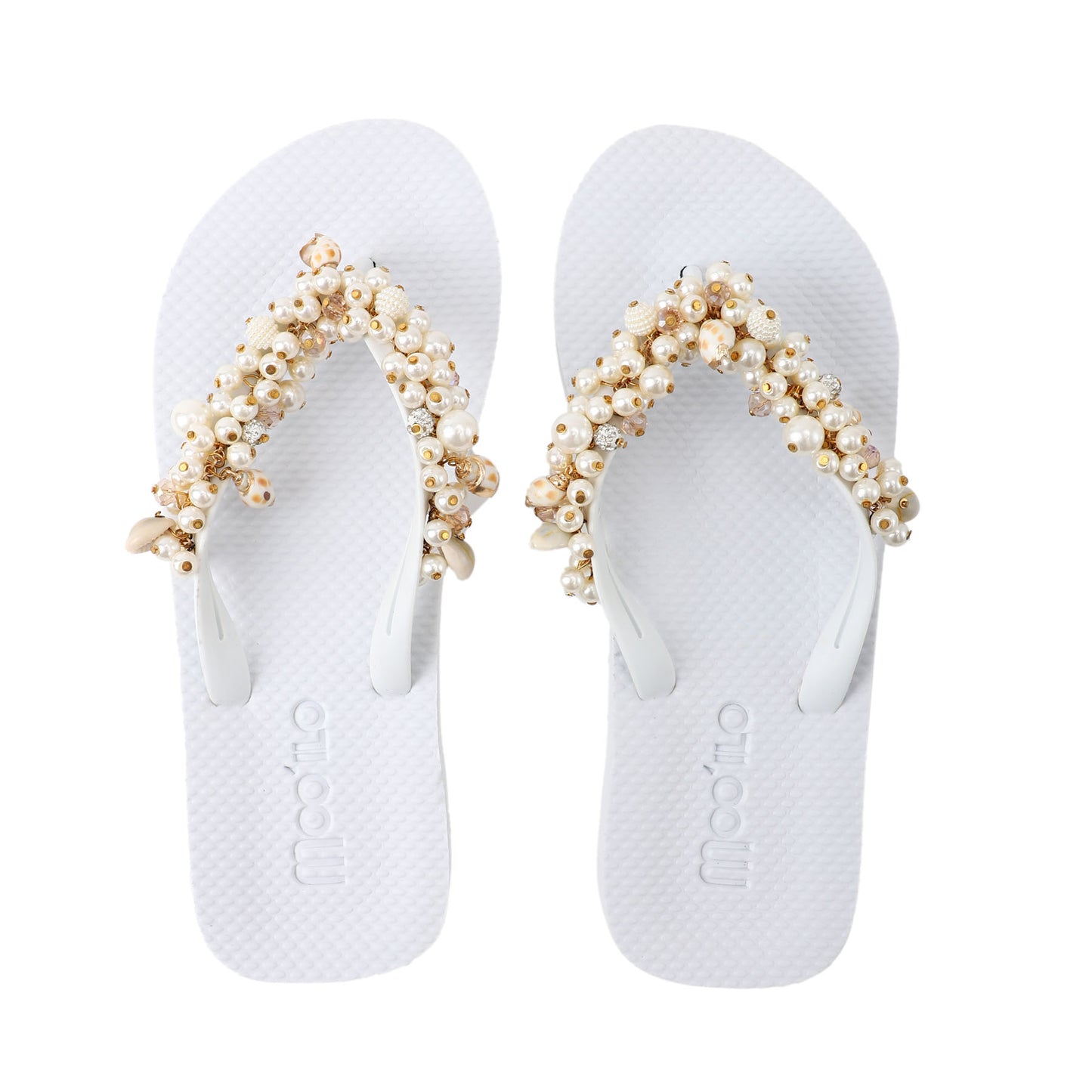 Flip-Flop / Muschel - Weiß Set A