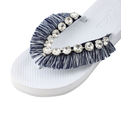 Flip-Flop / Franzen - Weiß Set A