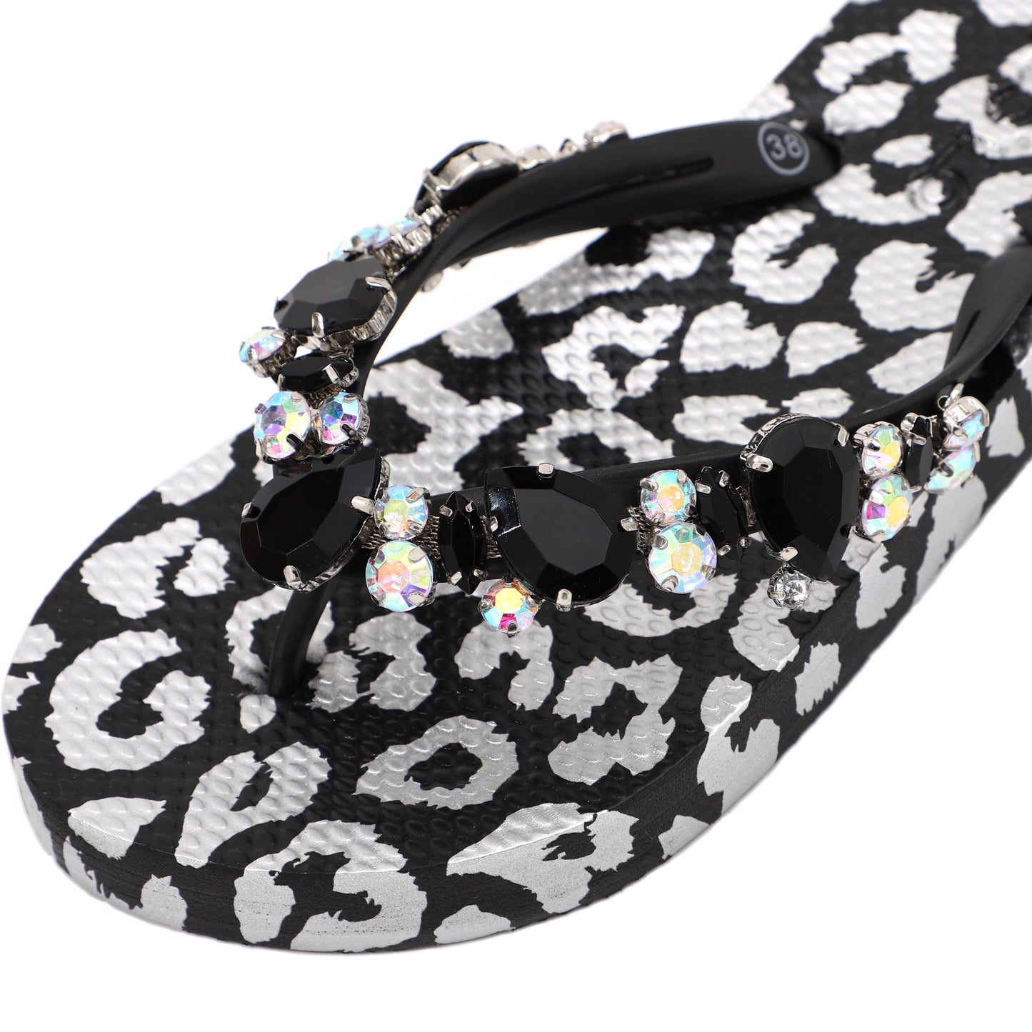 Flip-Flop / Leo Schwarz - Silber / Schwarz