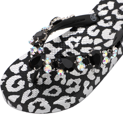 Flip-Flop / Leo Schwarz - Silber / Schwarz