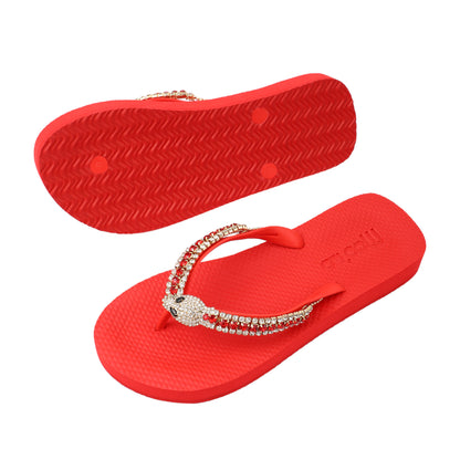 Flip-Flop / Schlange - Rot Set A