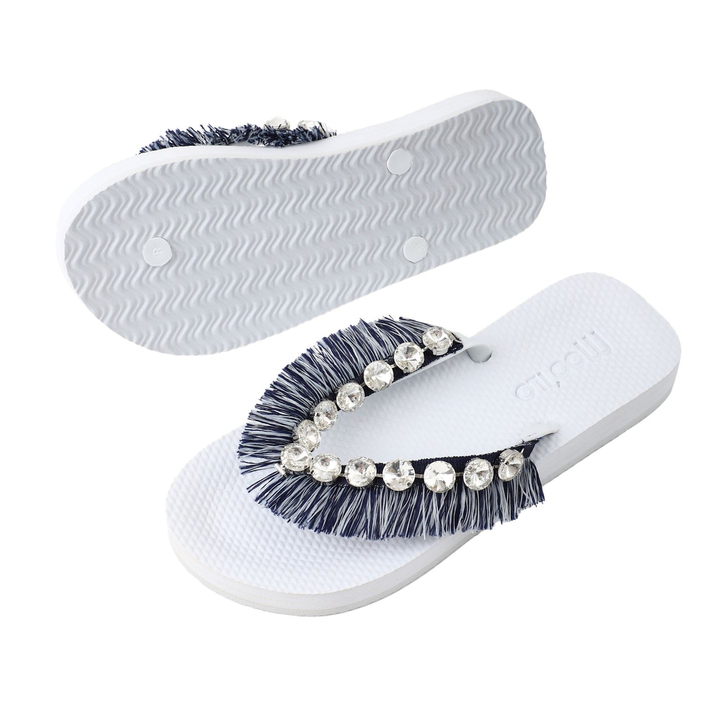 Flip-Flop / Franzen - Weiß Set B