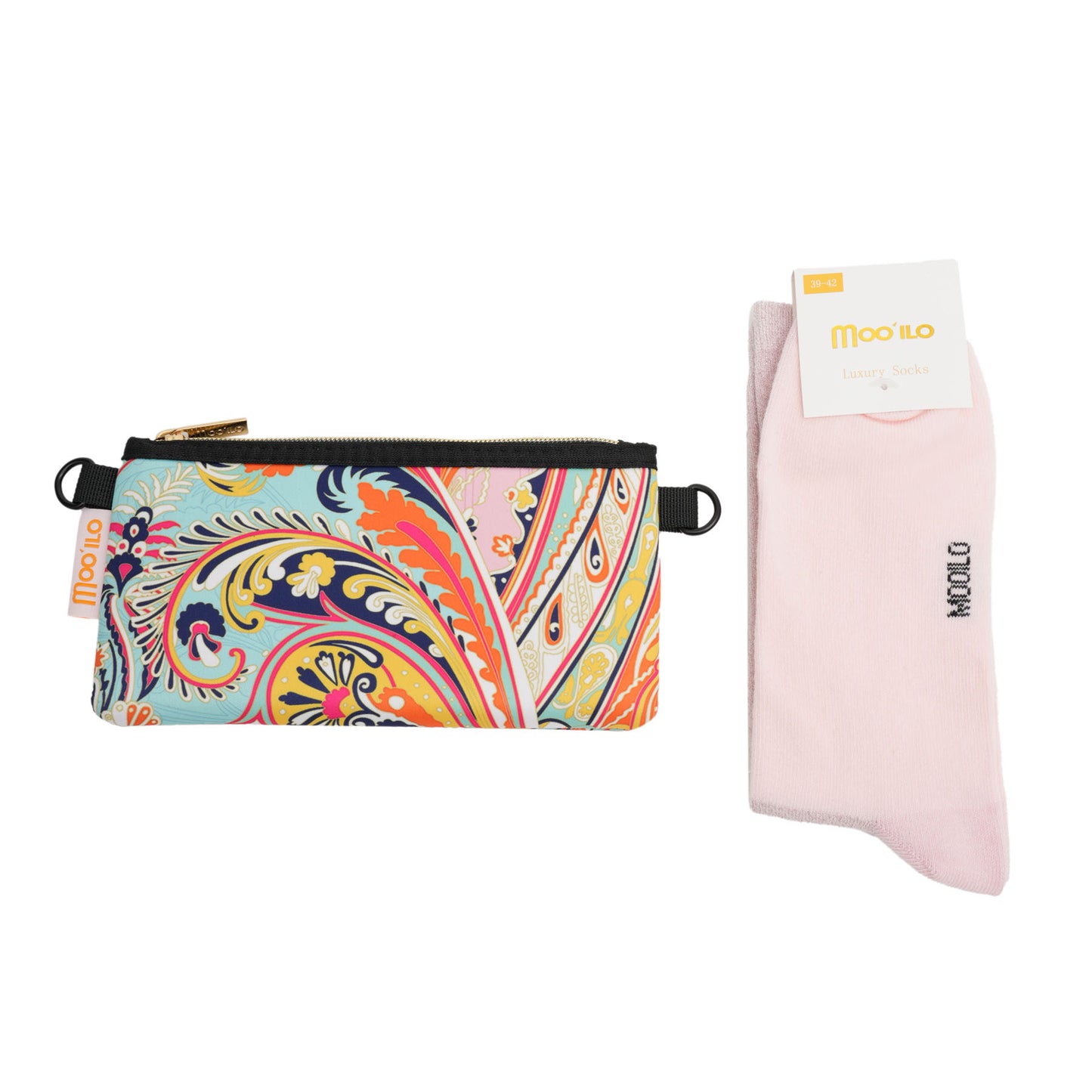 Socken / Paisley - Rose - 6er Set