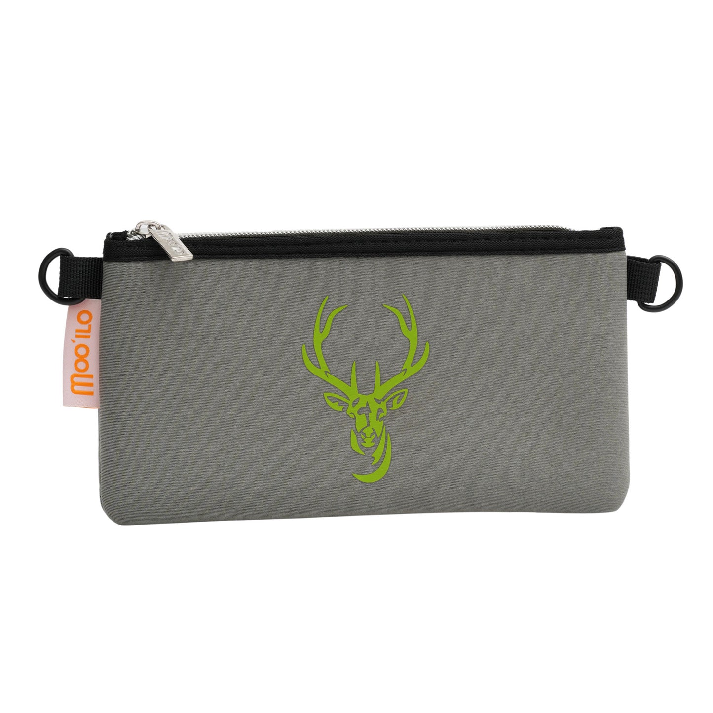 Socken / Hirsch Grau-Grün - 6er Set