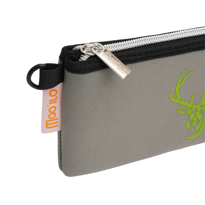 Socken / Hirsch Grau-Grün - 6er Set