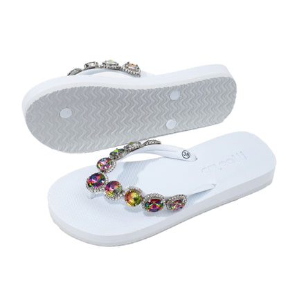 Flip-Flop / Rainbow - Weiß Set B