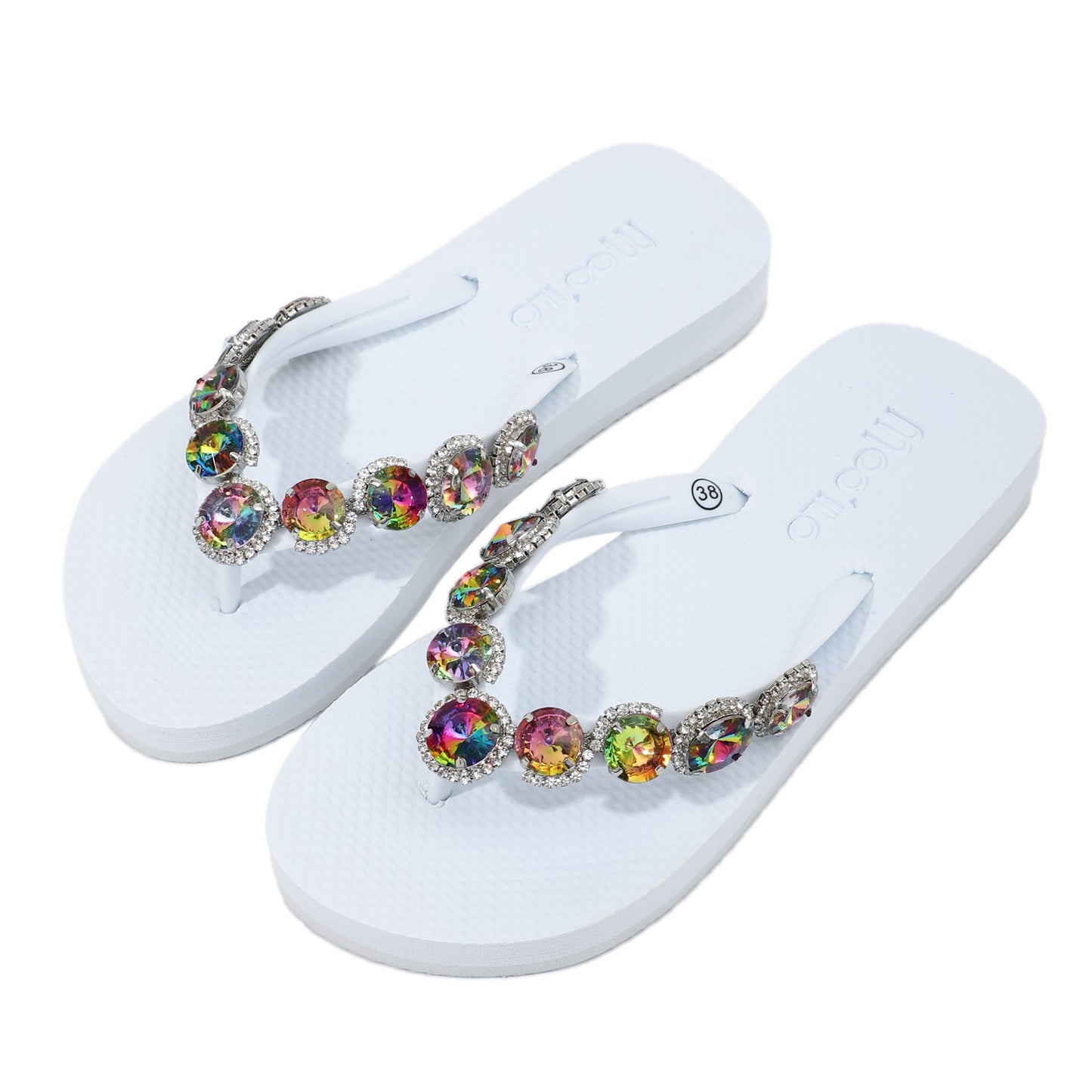 Flip-Flop / Rainbow - Weiß Set B