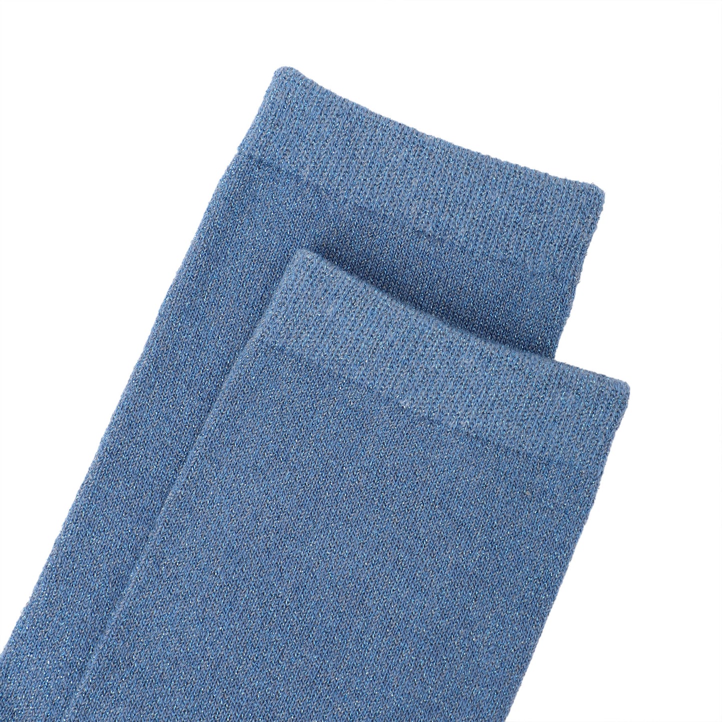 Socken / Lurex Blau - 6er Set