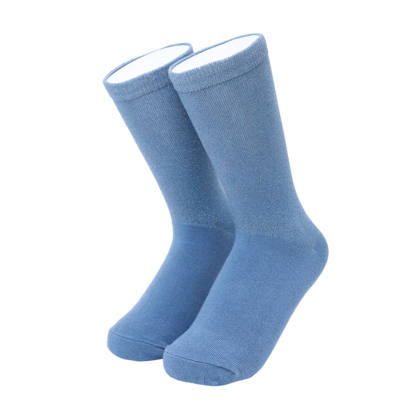 Socken / Lurex Blau - 6er Set