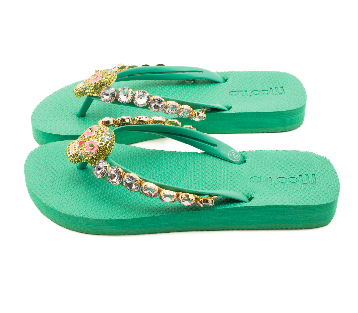 Flip-Flop / Totenkopf - Grün Set B