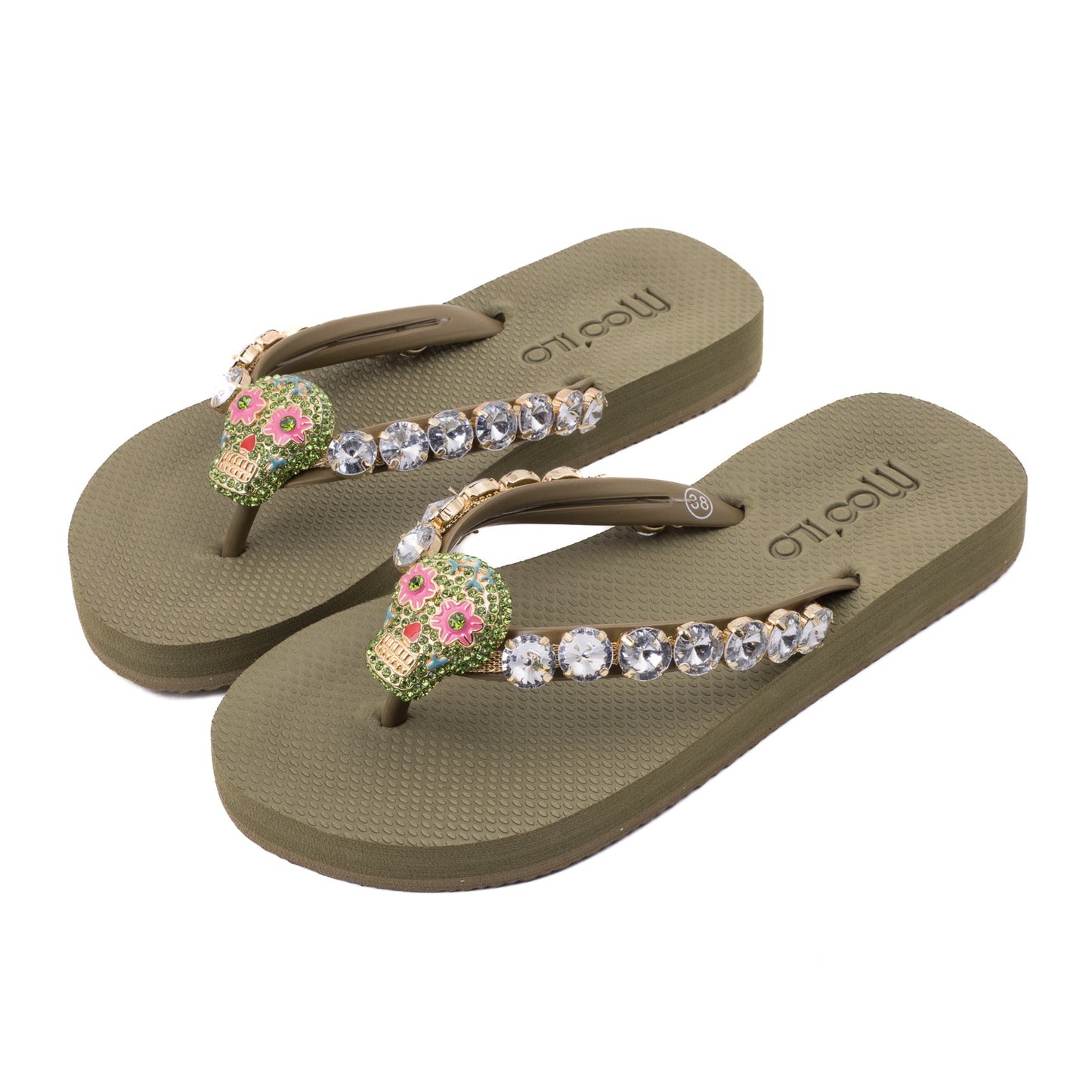 Flip-Flop / Totenkopf - Khaki Set A