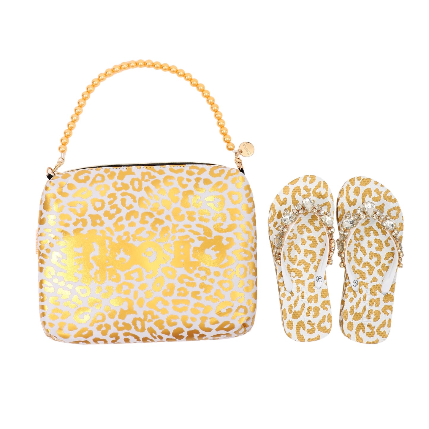 Flip-Flop / Leo Weiß - Gold