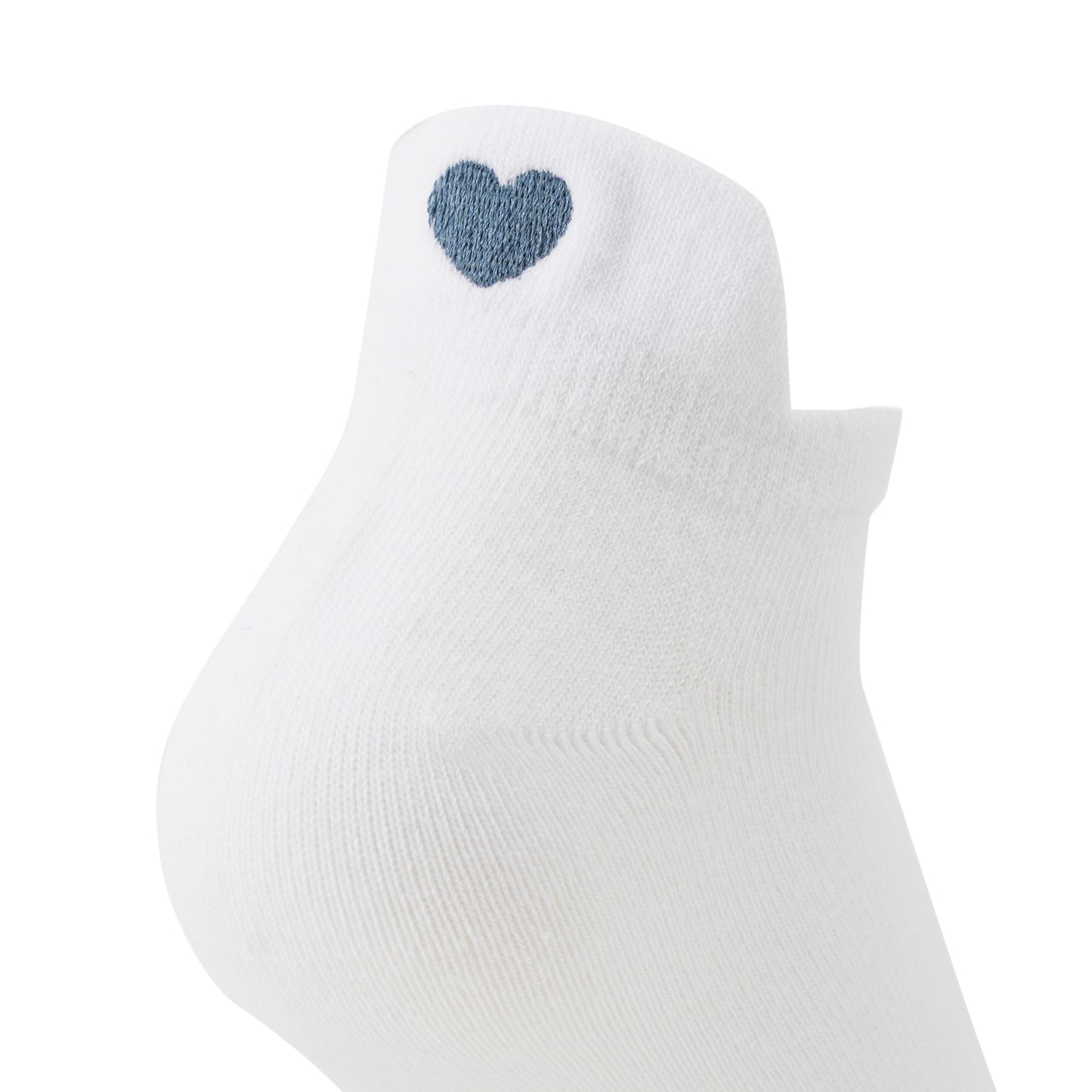 Socken / Streifen - Weiß-Blau - 6er Set