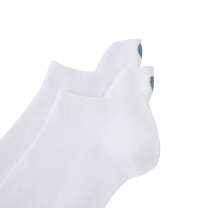 Socken / Streifen - Weiß-Blau - 6er Set