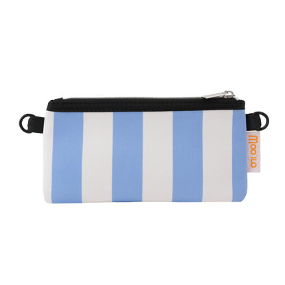 Socken / Streifen - Weiß-Blau - 6er Set