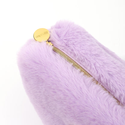 Pantolette / Teddy - Flieder