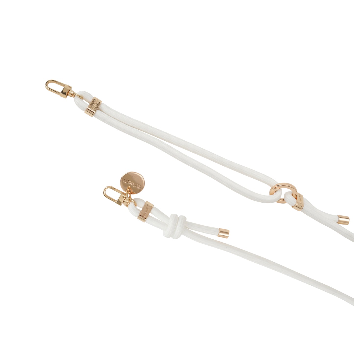 Accessoires / Handy- & Taschenkette Tau - Weiß-Gold