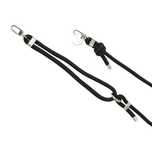 Accessoires / Handy- & Taschenkette Tau - Schwarz-Silber