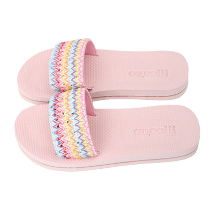 Pantolette / Rainbow - Rose