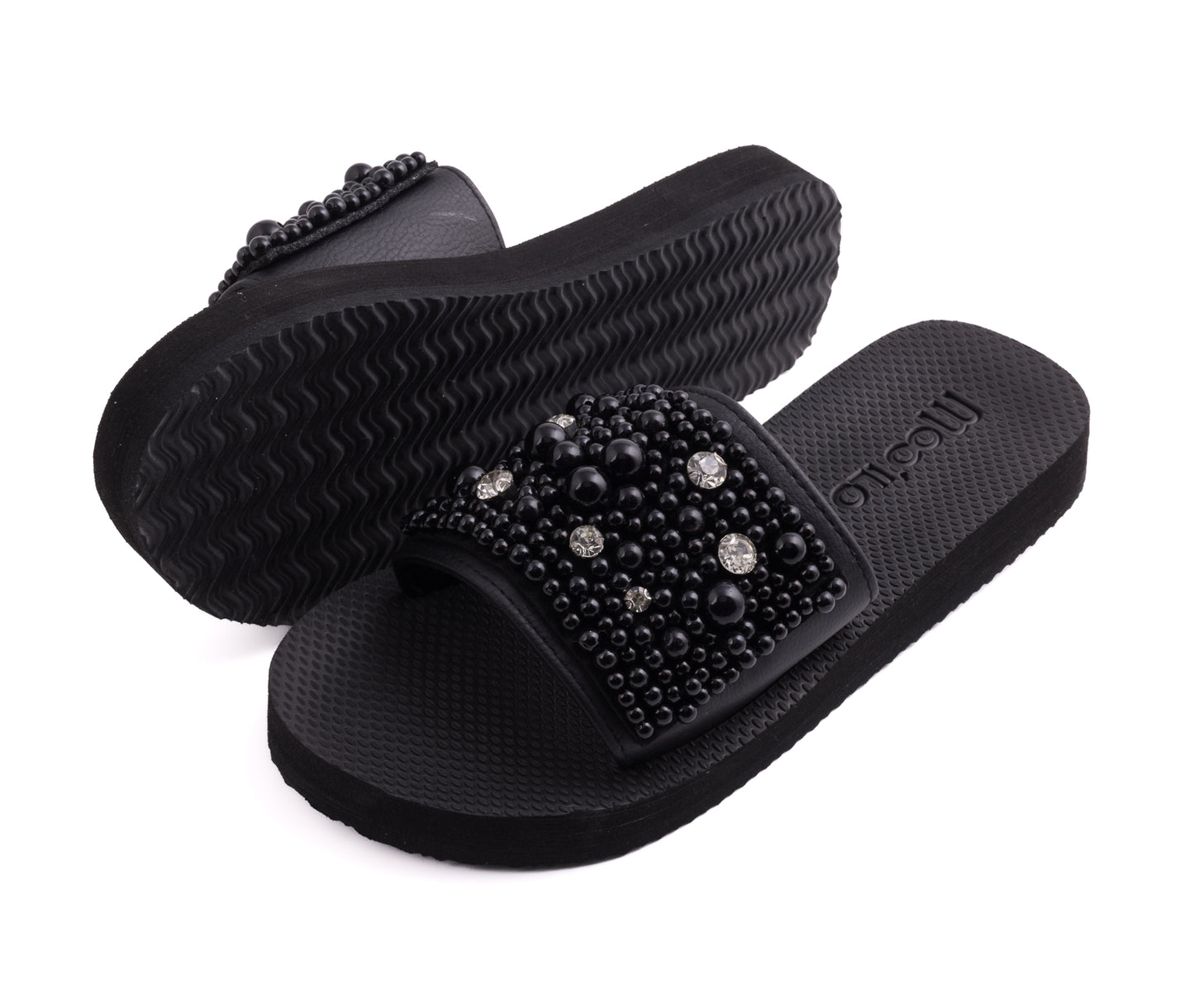 Pantolette / Perlen - Diamant Set A