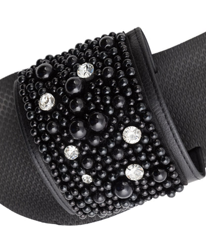 Pantolette / Perlen - Diamant Set B