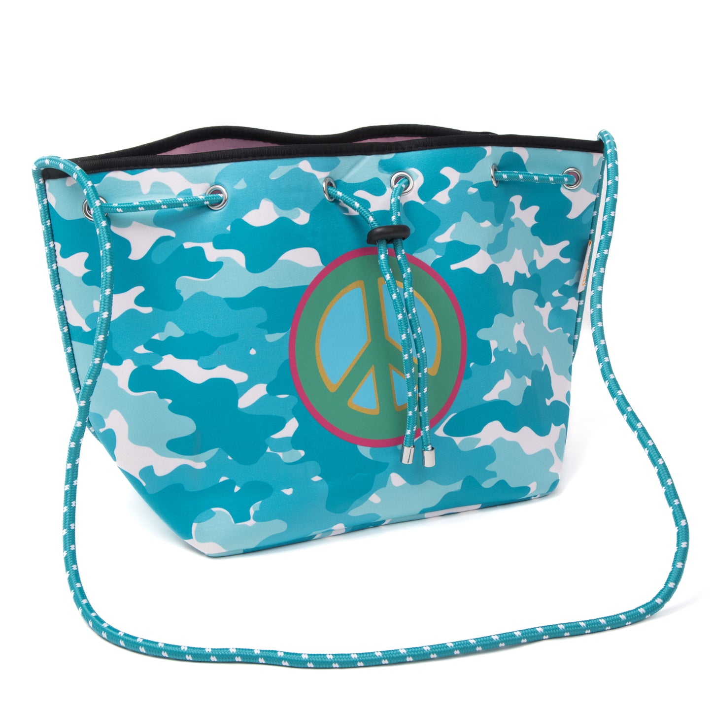 Taschen / Neopren-Umhängetasche Sarah - Camouflage Mint